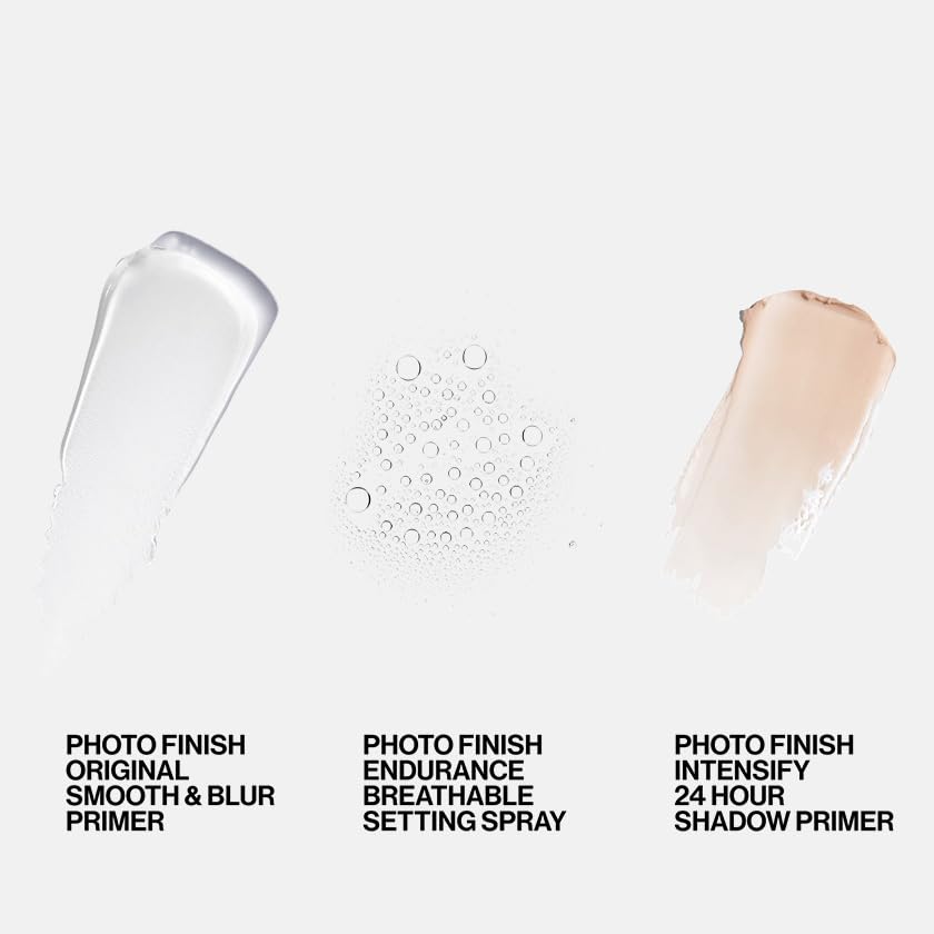Smashbox On-Set Essentials | Prime and Set Makeup Trio Gift Set with Primers and Setting Spray