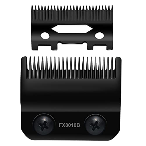 BaBylissPRO FX8010B Replacement Fade Blades - Black Graphite Compatible with FX870/FXF880/FX810/FX825/FX673N