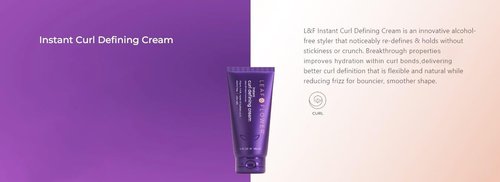 Leaf & Flower Instant Curl Defining Cream - 6oz | Perfect for Frizz Control and Definition