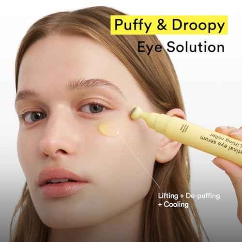 Abib Retinal Eye Serum Lifting Roller 0.5 Fl Oz,15ml | Anti-Aging Eye Applicator for Wrinkles, Puffiness, Dark Circles with Caffeine & Bakuchiol for Under Eyes | Travel Size Skincare Essential