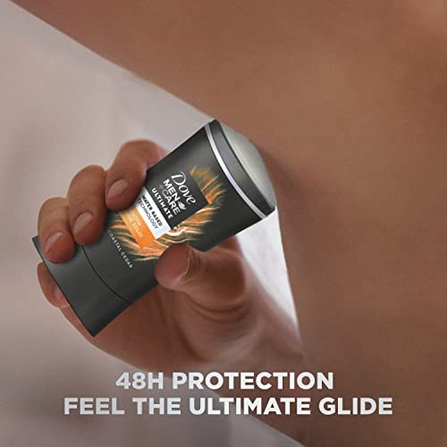 DOVE MEN + CARE Antiperspirant hydrating, water-based deodorant Coastal Cedar with our best non-irritant formula 2.6 oz 2 Count