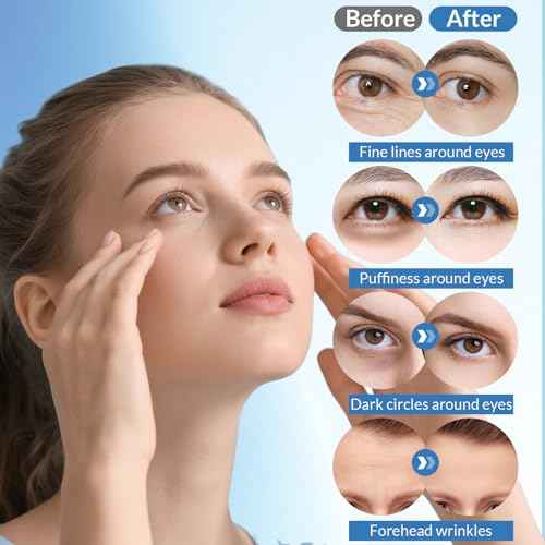 Forehead Wrinkle Patches & Under Eye Pads with Collagen & Hyaluronic Acid, Anti-Wrinkle Care for Forehead Lines, Puffy Eyes, Dark Circles & Eye Bags, 18 Pcs