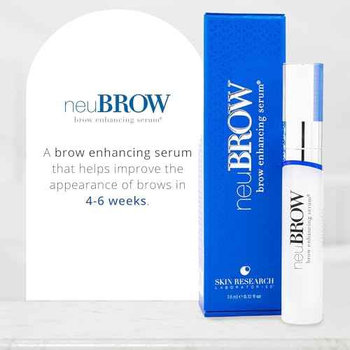 neuBROW Brow Enhancing Serum by Skin Research Laboratories - Eye Brow Serum for Defined, Fuller & Thicker-Looking Hair Brows - Advanced Formula Promotes Natural & Healthy Appearance of Brows