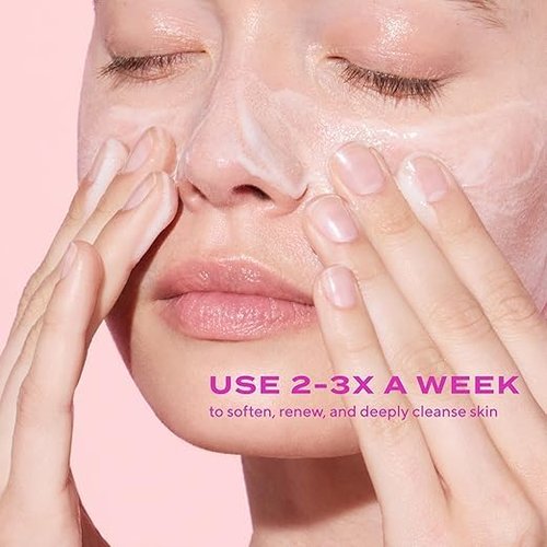Murad AHA/BHA Exfoliating Cleanser - Triple-Action Cleansing Exfoliator with Salicylic, Lactic, & Glycolic Acids - Creamy Face Wash Removes Dull, Dry Skin for Smoother, Softer Skin