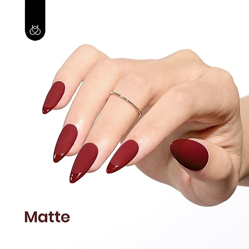 Beetles Mauve Gel Nail Polish – 15ml Dusty Rose Pink Purple Gel Polish, Elegant Neutral UV LED Soak Off UV Nail Color, Long Lasting Glossy for Salon & Home Manicure