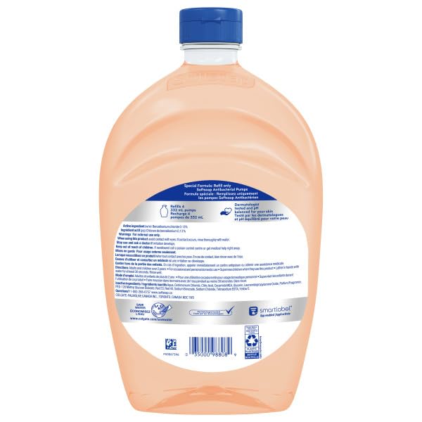 Softsoap Antibacterial Refill - 50oz Crisp Clean Scent | Pack of 2 for Ultimate Hygiene