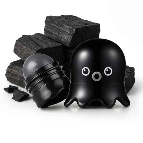 TONYMOLY Tako Pore Blackhead Remover Scrub Stick Charcoal & Dead Sea Salt Exfoliator for Blackheads, Whiteheads, Pore Cleansing & Oil Control, 0.8 oz