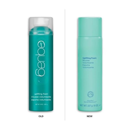 Aquags Uplifting Foam - Weightless Volume Building Hair Styling Mousse, 8 Oz.