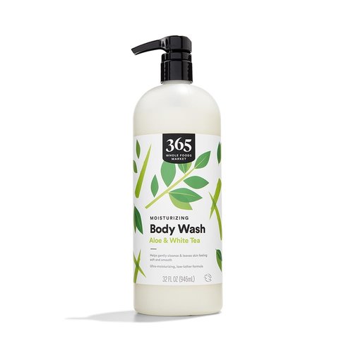 365 by Whole Foods Market Aloe & White Tea Body Wash - Moisturizing Formula, 32 Fl Oz