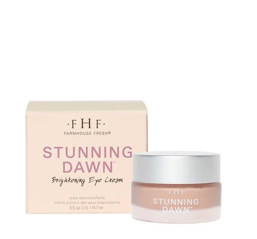 FarmHouse Fresh Eye Cream - Brightening Under Eye Cream with Hyaluronic Acid & Vitamin C | 0.5 Oz