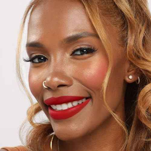 The Lip Bar - Nonstop Liquid Matte Lipstick, Bawse Lady (Blue Red) - High Pigment - One Swipe - Long Lasting - Jojoba Oil, Vitamin E - Vegan, Gluten Free, Cruelty Free - Makeup & Cosmetics - .24 fl oz