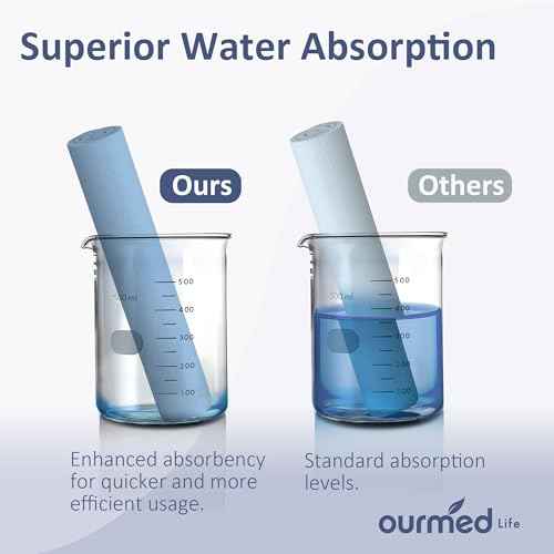 Ourmed Life Face Towels, Disposable Biodegradable Clean Facial Towels for Sensitive Skin, Lint- free Face Cloths for Makeup Remover, Skincare and Women Cleaning, Dry Wipes,100 Count Dot Texture