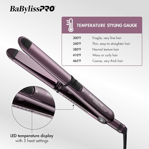 BaBylissPRO® Nano Titanium™ Limited Edition Purple Prima3100 1 Inch Styling Iron for Hair
