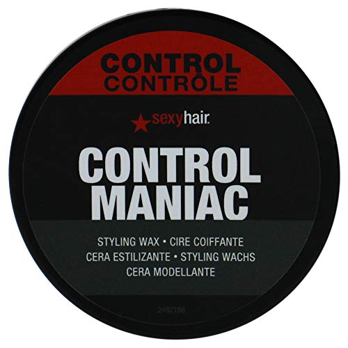 SexyHair Style Control Maniac Styling Wax, 2.5 Oz | Provides Definition | Long Lasting Shapes and Styles | Adds Shine