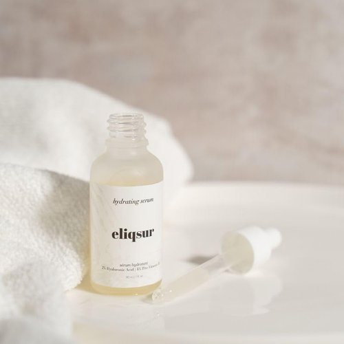 Elisqur Hydrating Serum - Hyaluronic Acid & Liquorice Extract for Glowing, Moisturized Skin