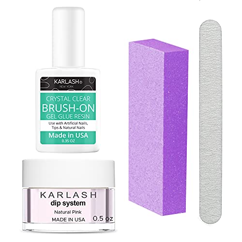 Karlash Nail Repair Kit for Broken Cracked Split Nails. Emergency Easy Quick Fix (Crystal Clear)