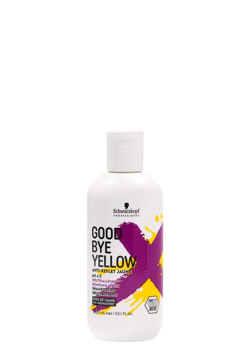 GOODBYE YELLOW Purple Shampoo - Anti-Yellow Vegan Formula for Blonde & Gray Hair | 10.1 Fl Oz | pH Balanced