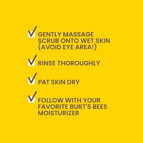 Burt's Bees Deep Cleansing Pore Scrub with Peach and Willow Bark, 4 Ounces