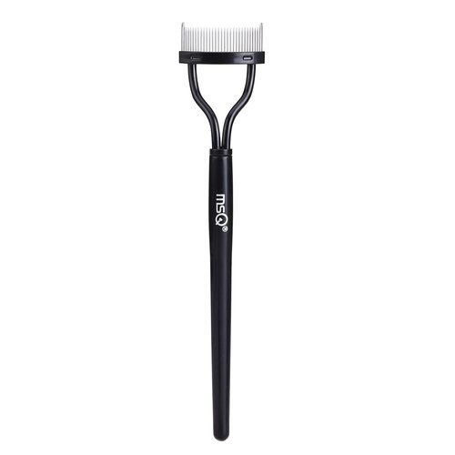 MSQ Eyelash Comb - Arc Designed Mascara Applicator & Eyelash Separator Tool - Black (1PCS)