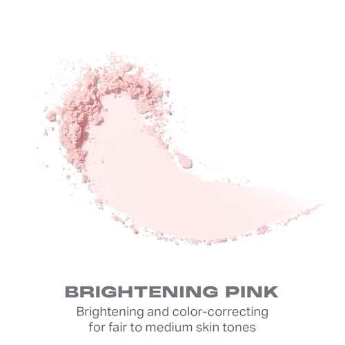 Morphe Mini Bake & Set Setting Powder - Lightweight, Talc-Free Finishing Powder for Face Makeup with a Soft, Natural Finish - Minimizes Shine for Up to 24HR - Brightening Pink (0.09 oz)