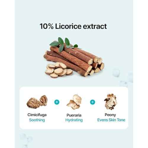 ACWELL Licorice pH Balancing Cleansing Toner 5.1 fl.oz. - PH5.5 Hydrating Makeup Cleansing Astringent - Skin Clearing, Reduce Pigmentation, Acne and Dark Spots