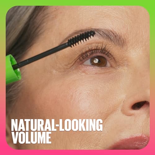 Maybelline Great Lash Waterproof Mascara, Volumizing, Lengthening and Lash-Doubling Formula for Thicker Lashes, Very Black, 1 Count