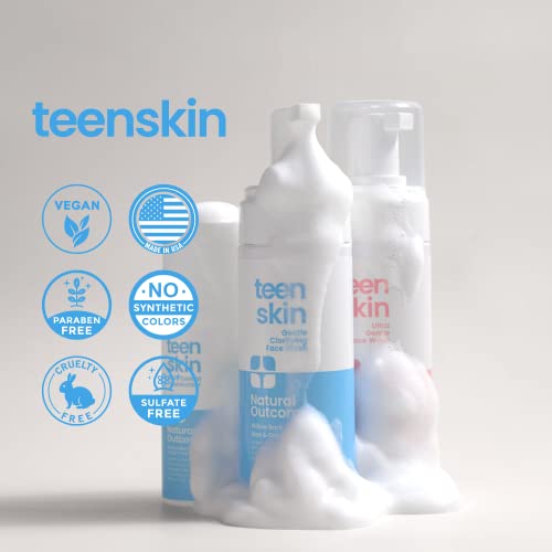 Teen Skin Care Kit 3-Step | Acne Face Wash Skin Care Regimen | Teen Skin Face Wash, Toner, & Moisturizer | Perfect for Teens Preteens & Kids Looking to Prevent Acne | 3 Pc Kit by Natural Outcome