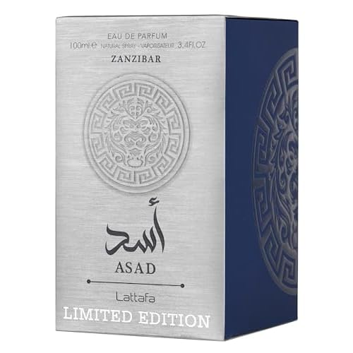 Lattafa Asad Zanzibar Limited Edition EDP For Men 3.4 Fl Oz