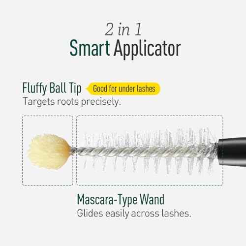 Biotin Lash Serum - Eyelash and Eyebrow Growth Serum for Thicker, Fuller Lashes and Brows, Korean Dermatologist-Developed, 0.35oz