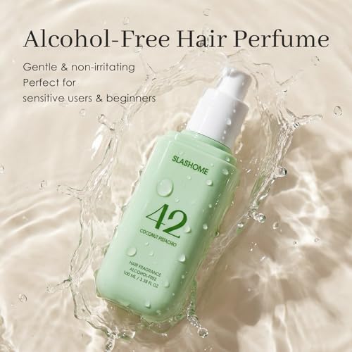 slashome Hair Perfume for Men & Women – Citrus Ocean, Alcohol-Free Moisturizing Hair & Body Mist, Long-Lasting Citrus Woody Fragrance for Hair, Wigs & Fabric, 100ml, Father’s Day & Birthday Gift