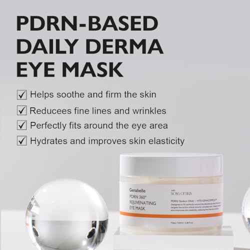 Genabelle PDRN 360¡Æ Rejuvenating Eye Mask ? Full Eye Area Care for Hydration, Firming & Elasticity with PDRN & Peptides ? Targets Dark Circles, Puffiness & Fine Lines ? 3.38 fl oz.