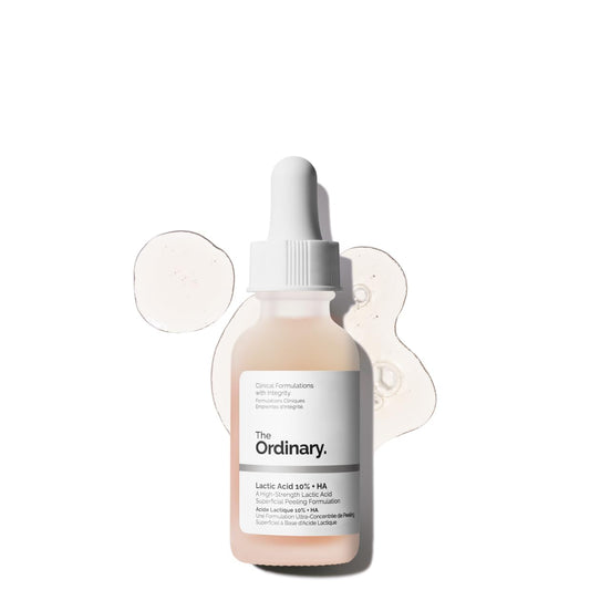 The Ordinary Lactic Acid 10% Exfoliating Serum - Hydrating & Brightening Formula, 1 Fl Oz