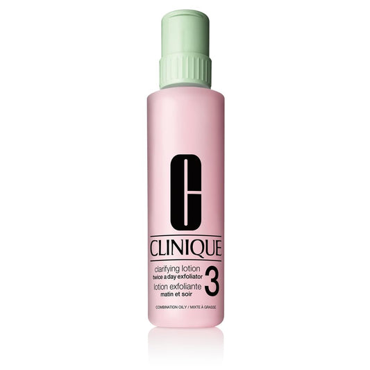 Clinique 3-Step Clarifying Lotion Face Exfoliator For Combination Oily Skin Types, Combination Oily Skin, 16.5 Fl Oz