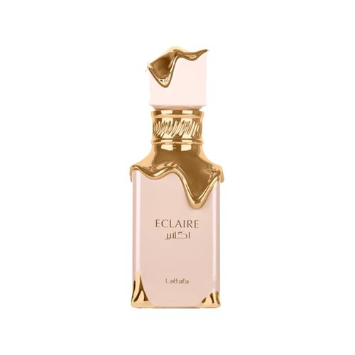 Lattafa Eclaire - Long-Lasting Eau de Parfum for Women | Sweet Vanilla & Caramel Floral Scent, 3.40 oz