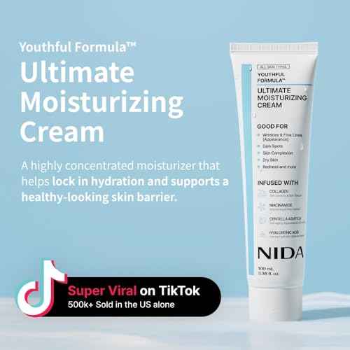 Youthful Formula¢â Ultimate Moisturizing Cream | Centella Asiatica, Niacinamide, Hyaluronic Acid, Collagen | Wrinkles, Fine Lines, Dark Spots, Dry Skin, Redness | 3.38 fl. oz., 100ml