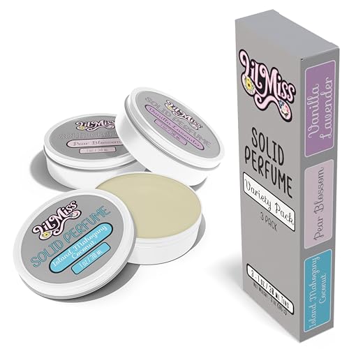 Island Mahogany Coconut Perfume Balm for Women, Women's Solid Perfume with Mahogany Coconut Fragrance Scent (1 Ounce)