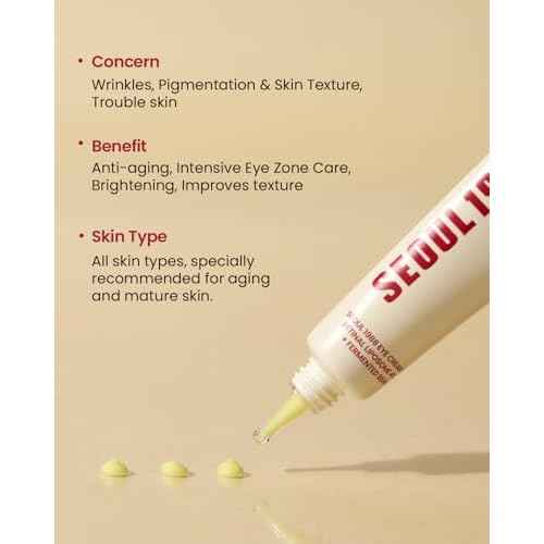 KSECRET SEOUL 1988 Retinal Eye Cream ? Formulated with Advanced Retinal Liposome 4% and Fermented Bean for Dark Circles and Fine Line Care | Korean Skincare, 30ml / 1.01 fl oz