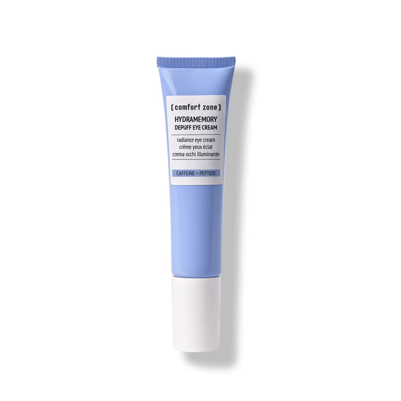 Comfort Zone Hydramemory Eye Cream - Lightweight Depuffing Moisturizer with Caffeine & Peptides, 0.51 Fl Oz