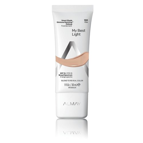 Almay Skintone Matching Foundation - Smart Shade Face Makeup with SPF 15, Hypoallergenic, 1 fl oz