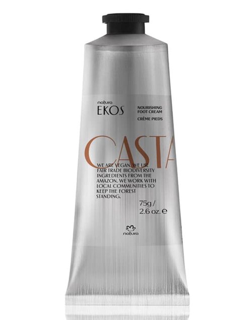 Natura Castanha Hand & Foot Cream Duo - Nourishing Brazil Nut Oil Set for Deep Hydration | 2 x 2.6 oz (75g)