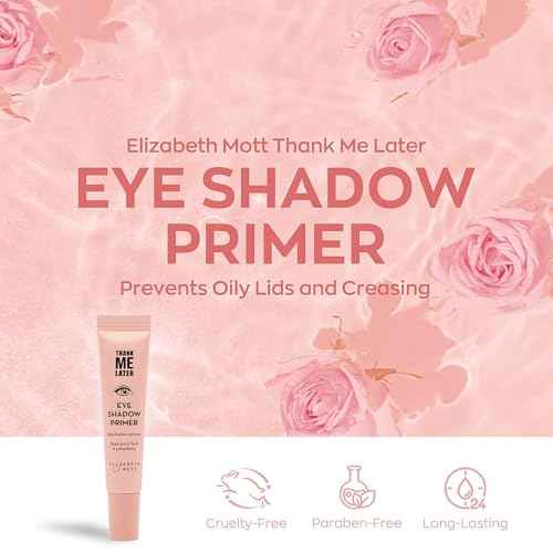Elizabeth Mott Thank Me Later Eye Primer - Long-Lasting, Eyeshadow Primer Base for Oily Lids & Crease-Free Wear - Smudge-Proof, Lightweight, Cruelty-Free - 10g