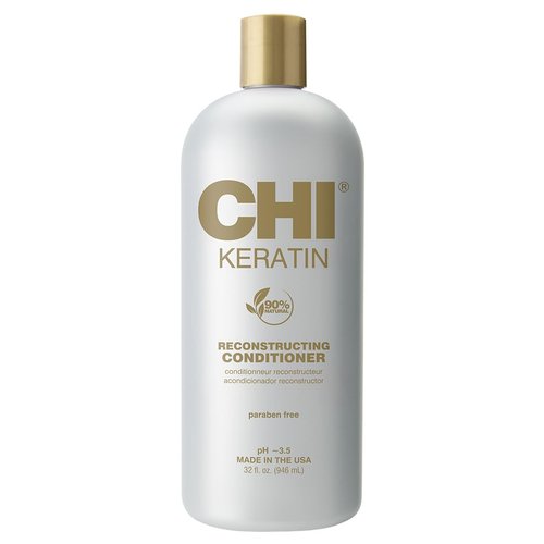 CHI Keratin Reconstructing Conditioner - Healthier Hair, Adds Shine & Prevents Breakage | 32 Oz