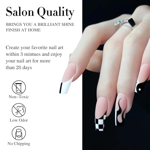 Double Rhythm 15ML Gel Nail Polish Pure Sheer Same Color Same Bottle Soak Off Gel Polish Art Manicure Salon DIY at Home for Women (Milky White-A1075)
