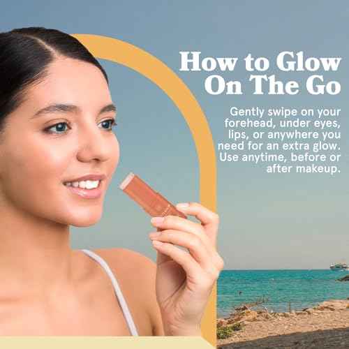 LE GUSHE All-in-One Face Balm Stick - Under Eye Brightener, Anti-Aging Under Eye Balm Stick with Salmon Roe Extract & Collagen - For Fine Lines & Wrinkles - Use on Face, Forehead, Neck