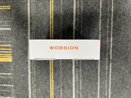 wobsion Travel Mirror with Light, Rechargeable 1x/10x Compact Magnifying Mirror, Dimmable Pocket Mirror,Handheld 2-Side Mirror with Light,4inch Travel Size,Portable for Handbag,Purse,Gift,Red