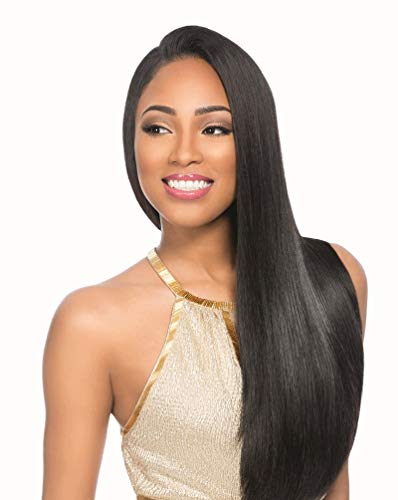 Sensationnel Empire yaki weave hair - Empire straight human hair yaki texture hair for weaving and sew in styles - Empire yaki 1 pack (8 inch, ELECTRICBLUE)