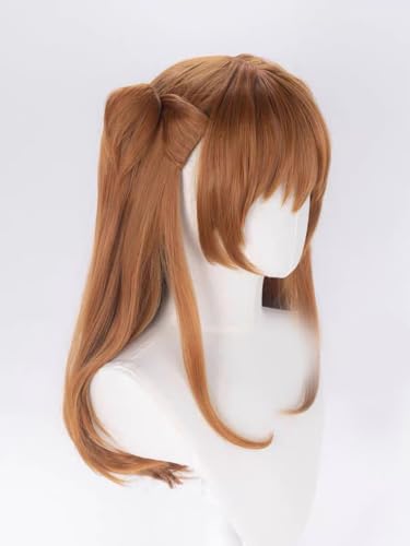 SEISAIDO Long pink Cosplay Wig Braided Anime Hair with High-Temperature Synthetic Fiber Suitable for Anime Cosplay Con