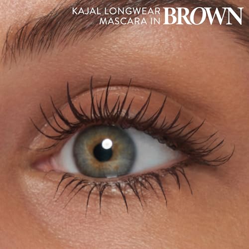 LAURA GELLER Kajal Longwear Mascara – Black – Volumizing, Lengthening, & Defining Mascara - Smudge‑Proof & Flake‑Proof Wear, Buildable Formula