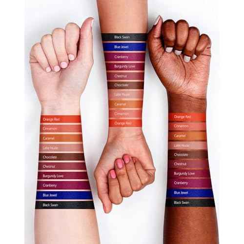 Burgundy Lipstick Long Lasting, Matte Liquid Lipsticks for Women Non Transfer Smudgeproof Smooth and Easy to Appy Cruelty Free Lip Color, M47 Burgundy Love