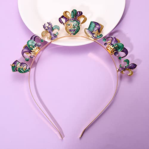 HEIDKRUEGER Thanksgiving Headband Fall Themed Hairbands for Women Festive Holiday Parade Hair Hoop (Thanksgiving Day)